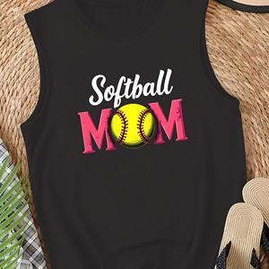 Softball MOM avec design softball Gilet décontracté pour femme - Product Image 2
