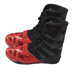 Calzado de Boxeo con Cordones Lawd Sports para Muay Thai y MMA, de Cuero/Simil Cuero, Ligero y Transpirable, con Logotipo Personalizable, en Stock - Product Image 1