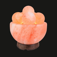 Lampe de sel de l'Himalaya sculptée en forme d'animal/fleur, écologique, décoration naturelle pour la maison, personnalisable, exportateur en gros
