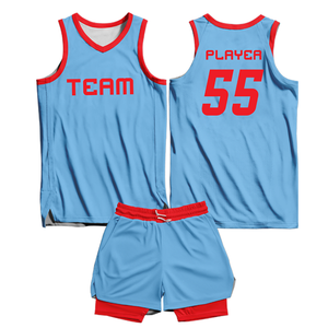 Uniforme de basket-ball personnalisé de haute qualité – Maillot et short d'équipe sublimés 100 % polyester - Product Image 6