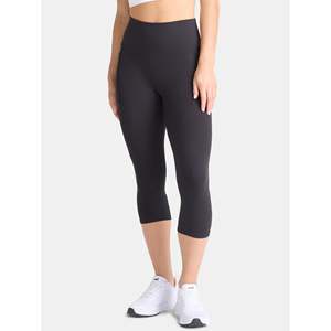 OEM Top Selling Summer Knitted Nude Feeling High Waisted Tight Hip-Lifting Slimming Sport Pants Fitness Women's Capri Leggings - Product Image 1