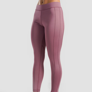 Leggings de Yoga al Por Mayor, Personalizados, de Cintura Alta, Tejido Acanalado, Ropa Deportiva para Mujer, Color Sólido, Tallas Grandes, con Bolsillos - Product Image 3