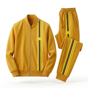 Ensemble de survêtement léger pour homme à prix raisonnable, haute qualité, manches longues, séchage rapide, 2 pièces, avec logo et couleur personnalisés - Product Image 6