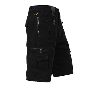 Shorts Cargo Homme Tendance Multi-Poches Nouveau Style Été Imperméable Taille Mi-Haute Élastique Coton Tissé HAWX RACE - Product Image 2