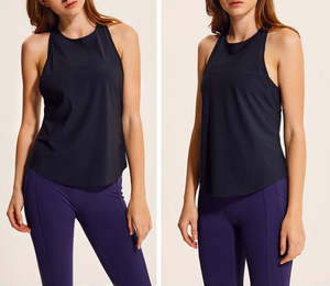 เสื้อกล้ามทรงครอปยืดหยุ่นสูง ดีไซน์วินเทจเก๋ไก๋ เนื้อผ้าริบ ยืดได้ดี เหมาะกับหน้าร้อน กระชับรูปร่าง ทันสมัย - Product Image 4