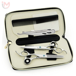 Kit de Barbier Professionnel en Acier Inoxydable de Haute Qualité et Durable avec Ciseaux et Lames, Outils Personnalisables pour Salon de Coiffure – Vente en Gros - Product Image 6