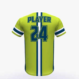 Uniformes de sport de baseball personnalisables et abordables, maillots respirants en coton/bambou, design personnalisé, protection UV sur le devant - Product Image 6