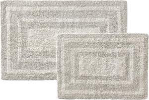 Tapis de bain au design moderne à motif shaggy, absorbant l'eau et antidérapant, en polyester lavable, fait main pour la maison et l'hôtel - Fabriqué en Inde - Product Image 5