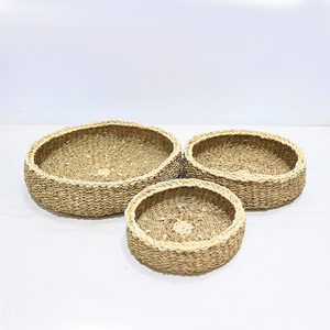 Panier de rangement en jonc tressé rond pour l'organisation de la maison – Offre spéciale - Product Image 4