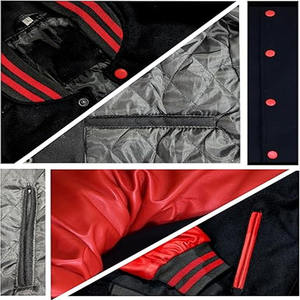 Vestes de sport en laine, manches longues, vêtements d'hiver élégants et chics pour hommes - Product Image 6