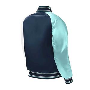 เสื้อแจ็คเก็ตผ้าซาตินแบบสั่งทำพิเศษ |   เสื้อโค้ชปักโลโก้แบบวาร์ซิตี้ |   แฟชั่นสตรีทแวร์ |   โรงงาน OEM - Product Image 6