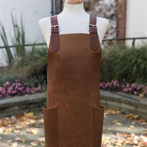 Delantal de Chef de Cuero Duradero para Protección en la Cocina, Diseño Clásico Hecho a Mano, Ropa de Cocina Profesional - Product Image 3