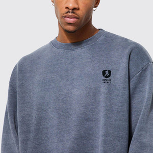 ชุดวอร์มผู้ชายแบบย้อมสีเอซิด พร้อมเสื้อสเวตเชิ้ตและกางเกงจ็อกเกอร์ เนื้อผ้านุ่ม สวมใส่สบาย เหมาะสำหรับใส่ลำลอง ออกกำลังกาย และเป็นชุดประจำวัน - Product Image 6