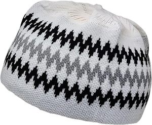 2 PCS Muslim Kufi Skull Cap Set for <b>Men</b> Soft Breathable <b>Islamic</b> Prayer Beanie Taqiyah Takke Ramadan Eid <b>Gift</b> - Product Image 2