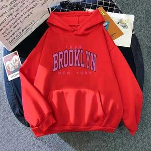 Sweat à capuche unisexe personnalisé avec logo brodé pour homme, coupe régulière, en polyester/coton, molleton épais pour l'hiver, décontracté, numérique - Product Image 2