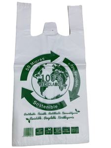 Customized Durable <b>Recyclable</b> Disposable T-Shirt Bag Supermarkets Exhibitions Vietnam Factory Direct Wholesale <b>Plastic</b> Bags - Product Image 6