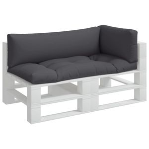Juego de 3 Cojines y Almohadas de Tela Antracita para Exteriores, Paquete Grande - 100% Poliéster - Product Image 3