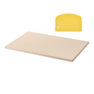 Pietra per Pizza Rettangolare Extra Large 20 X 14 X 0.67 Pollici, Resistente al Calore fino a 1450 Fahrenheit, con Raschietto, Teglia per Pizza - Product Image 1