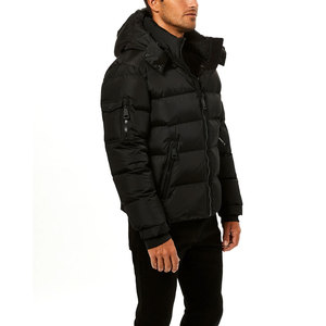 Dernière tendance de la mode : veste matelassée pour homme, vente chaude, logo personnalisé, respirante, pour l'hiver. - Product Image 5