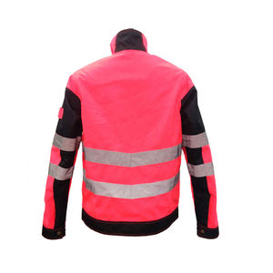Veste de sécurité haute visibilité unisexe en polyester imperméable et respirant certifiée CE, détection des aiguilles, automne - Product Image 2