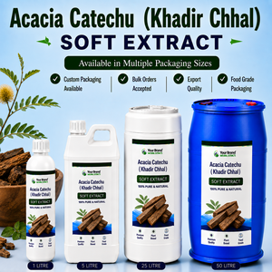 Extracto Suave de Acacia Catechu Khadir Chhal, Suplemento Herbal de Grado Alimenticio a Base de Plantas, Suministro a Granel - Product Image 1