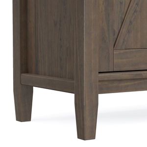 Mueble de almacenamiento bajo Smoky Brown Ela para sala de estar - Product Image 5