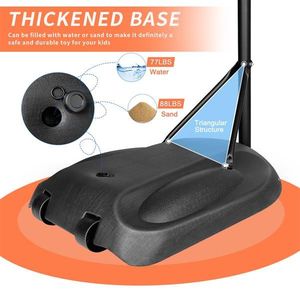 Portable Basketball Hoop System 7.5ft/9.2ft/32 Inch Adjustable Stand with Wheels for Youth & Adults Indoor Outdoor Use - Product Image 6