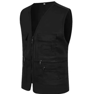 Chaleco transpirable para hombre, informal, ligero, para viajes al aire libre, con múltiples bolsillos, para trabajo. - Product Image 4
