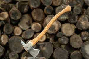 STEEL CRAFT INTERNATIONAL Hacha de bombero de acero de aleación forjada a mano, martillo y hacha, mango de madera de 19 pulgadas, grado DIY, ODM, 1 año de garantía - Product Image 1