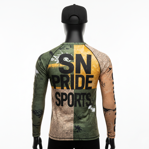 Custom Made High Quality Unisex MMA Rash Guard Sublimation Printed Customized Logo Long Sleeve - Product Image 2