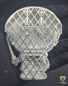 Colgante de personaje de dibujos animados Iced Out con diamantes de moissanita, estilo hip hop de lujo, collar llamativo con dije de dibujos animados Iced Out - Product Image 4