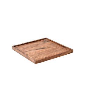 Wholesale Price Rectangular Wooden Serving Tray Set of Three for Snacks Drinks Kitchen Dining Table Party Home Organization - Product Image 2