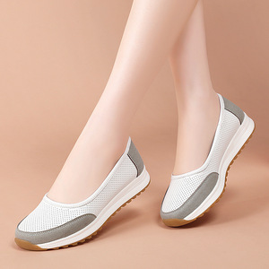 Zapatos Planos Transpirables para Mujer, Sin Cordones, con Suela Suave, Antideslizantes, Punta Redonda; Plantillas Ligeras, Cómodas y Antideslizantes - Product Image 3