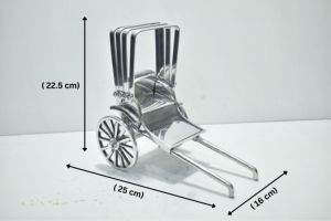 รถลากวินเทจโลหะคุณภาพส่งออก ของตกแต่งบ้าน ของประดับโต๊ะห้องนั่งเล่น สไตล์ดั้งเดิม มีจำหน่าย - Product Image 3