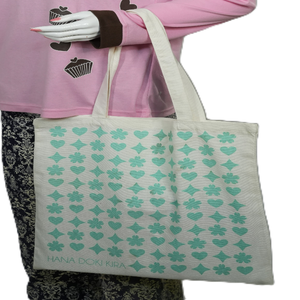 Sac fourre-tout extra-large en toile 100 % coton avec fermeture éclair et poignée longue – Écologique et robuste pour supermarché, voyage et activités de plein air - Product Image 3