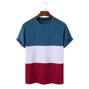 T-shirt 100% coton pour homme, coupe ample, imprimé, avec motif, style décontracté, manches classiques, confortable. - Product Image 1