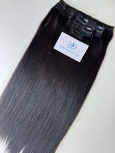 ¡Top 2025 precio barato! 100% Virgin Raw Clip-in hair Extensión humana sin costuras vietnamita sin enredos sin desprendimiento de color natural - Product Image 4