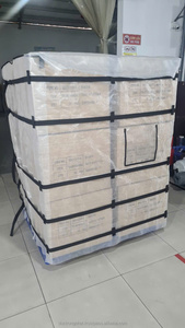 Bolsa de cubiertas de palé de plástico transparente resistente a prueba de agua personalizada, bolsa de polvo con cordón reutilizable de fábrica para la industria - Product Image 6