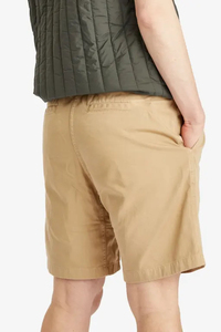 Shorts Bermuda en Coton Oxford Kaki pour Hommes, Taille Élastique, Couleur Unie, Coupe Décontractée, Tissu Respirant à Taille Mi-Haute - Product Image 2