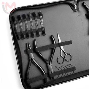 Professional Stainless Steel Hair Extension Pliers Tools Kit for Commercial Use by imans - Product Image 3