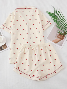 Combinaisons de nuit décontractées pour femmes, respirantes, durables, coupe ajustée, avec imprimé, disponibles en différentes couleurs et tailles. Vêtements de nuit pour femmes. - Product Image 5