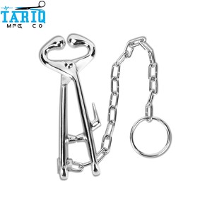 Soporte Nasal Reutilizable de Acero Inoxidable para Ganado, Herramienta de Manejo de Animales Grandes, TARIQ MFG CO - Product Image 3