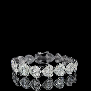 Bracelet tennis en moissanite personnalisé de qualité supérieure pour hommes et femmes, bijoux hip-hop en argent 925 pour cadeaux de mariage et d'anniversaire - Product Image 4