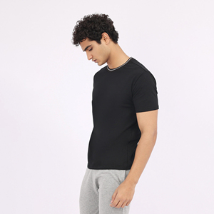 T-shirt pour homme de haute qualité 100% coton imprimé décontracté streetwear cool col rond hauts et t-shirts pour hommes - Product Image 4