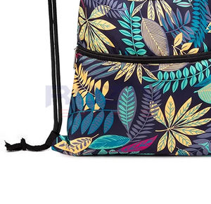 High Quality Custom Logo Sublimation <b>Drawstring</b> <b>Bags</b> Eco-Friendly <b>Waterproof</b> Polyester Yoga Gym Backpack Sport Storage Travel - Product Image 4