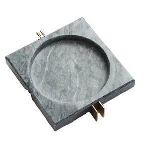 Handmade Marble Ashtray for Home Hotel and <b>Office</b> Use Wood and Stone Smoking <b>Tray</b> Custom Size and Logo Available for - Product Image 3