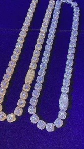 Cadena Cubana de Diamantes al por Mayor para Hombres y Mujeres, Joyería Estilo Rapero y para Fiestas, Disponible a un Precio Razonable - Product Image 2
