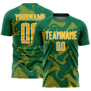 Camiseta de Fútbol Personalizada, Uniforme de Fútbol Sublimado 100% Poliéster, Conjunto Completo Personalizado para Equipo, Secado Rápido, Transpirable, para Entrenamiento - Product Image 2