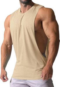 Camisetas sin mangas para hombre, 100% algodón peinado hilado en anillo, tejido acanalado, fabricante de singlets de gimnasio en India - Product Image 2