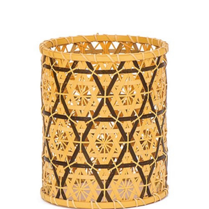 ตะกร้าไม้ไผ่สานงานฝีมือมาใหม่ตะกร้าทำรังทรงกลมสไตล์ชนบทสำหรับจัดระเบียบบ้านทำจากเวียดนาม - Product Image 4